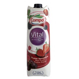JUS DE FRUIT COMPAL FRUITS ROUGE 1L