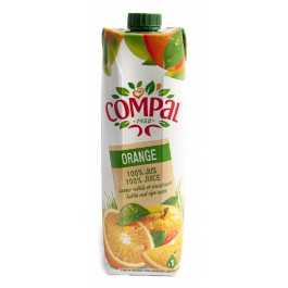 JUS DE FRUIT COMPAL ORANGE ALGARVE 1 L 