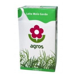 LAIT AGROS UHT 1/2 - 1L PACK DE 6