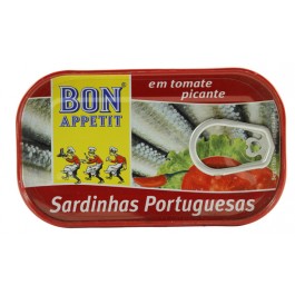 SARDINES TOMATE PIQUANTE BAP 120 GR