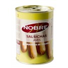 SAUCISSES A LA VOLAILLE 212G NOBRE